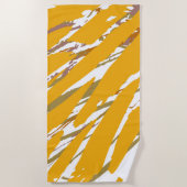 ゴールデンブラシエレガンス ビーチタオル (正面)