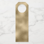 ゴールデンブラシストライプストローク結婚応援ID655 ボトルネックタグ (裏面)