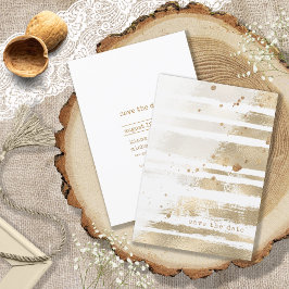 ゴールデンブラシストライプストロ結婚ークのID655 セーブザデート