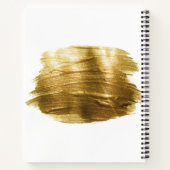 ゴールデンブラシ箔 ノートブック (裏面)