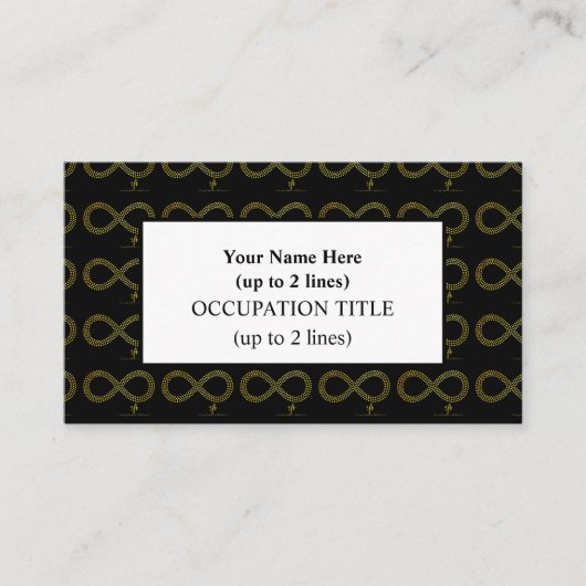 ゴールデンブラスインフィニティハート 名刺 (正面)