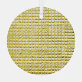 ゴールデンブラックガラス：豪華な表面。 ガラスオーナメント (裏面)