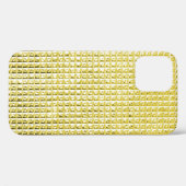 ゴールデンブラックガラス：豪華な表面。 Case-Mate iPhoneケース (裏面 (横))