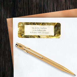 ゴールデンブラックトパス差出人住所ラベル ラベル