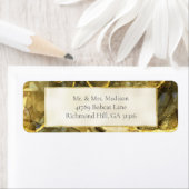 ゴールデンブラックトパス差出人住所ラベル ラベル (インサイチュ)