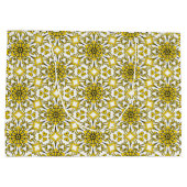 ゴールデンブラック&ホワイトアラベスクバッグ ラージペーパーバッグ (裏面)