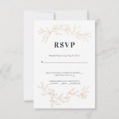 ゴールデンブランズウェディング 出欠カード (正面)