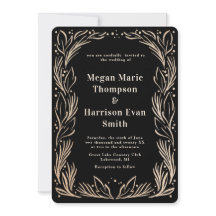 ゴールデンブランチ縁ど結婚式招待状