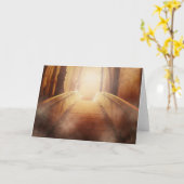 ゴールデンブリッジ形而上学的ノート/グリーティングカード カード (黄色い花)