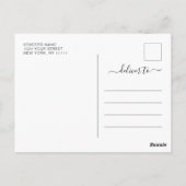 ゴールデンブルゴーニュRN卒業パーティー招待状 ポストカード (裏面)