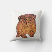 ゴールデンブルドッグスロークッション クッション (裏面)