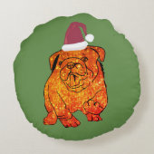 ゴールデンブルドッグ新年ラウンドクッション ラウンドクッション (裏面)