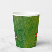 ゴールデンブルーアンティークカトリナオーバーグリーンウォッシュボホ 紙コップ (右)