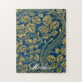 ゴールデンブルーエレガンスパズル ジグソーパズル