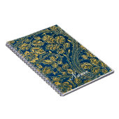 ゴールデンブルーエレガンス ノートブック (右側)