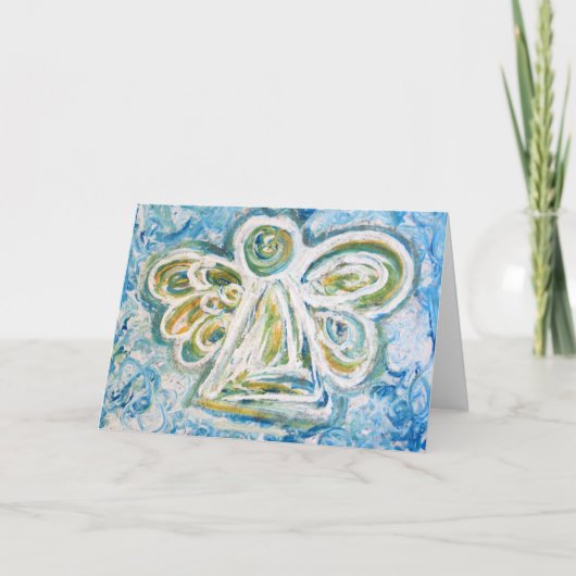 ゴールデンブルーエンジェルグリーティングカード シーズンカード (正面)