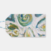 ゴールデンブルーエンジェルホリデージョイカスタムラベル ギフトタグ (裏面横)