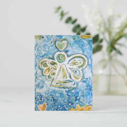 ゴールデンブルーエンジェルポストカード ポストカード (スタンド正面)