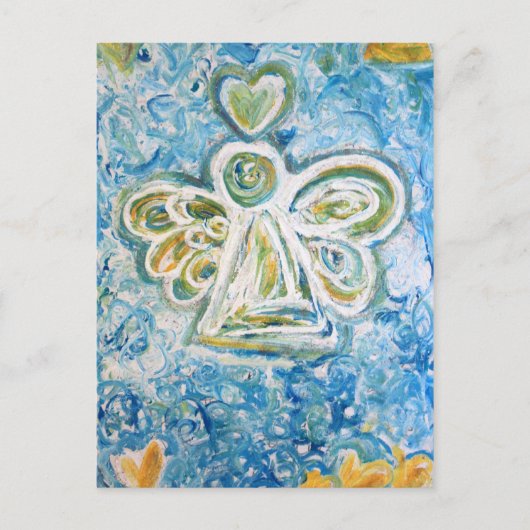 ゴールデンブルーエンジェルポストカード ポストカード (正面)