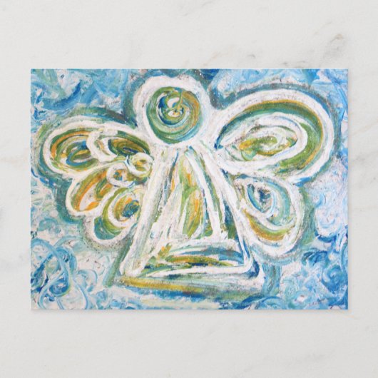 ゴールデンブルーエンジェルポストカード ポストカード (正面)