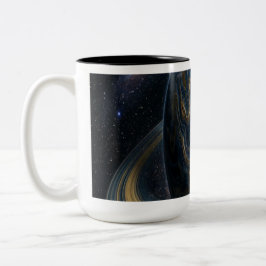 ゴールデンブルー惑星 ツートーンマグカップ