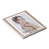 ゴールデンブロンズのページェントのサイン ノートパッド (アングル)