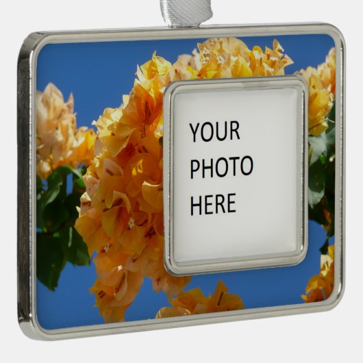 ゴールデンブーゲンビリアフローラ団 シルバープレートフレームオーナメント (右)