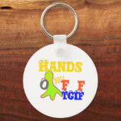 ゴールデンブー!TGIFガーリー神感謝してい金曜ハクン キーホルダー (正面)