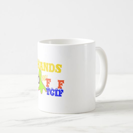 ゴールデンブー!TGIFガーリー神感謝してい金曜ハクン コーヒーマグカップ (正面右)