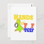 ゴールデンブー！TGIFガーリー神感謝してい金曜ハクン ポストカード (正面/裏面)