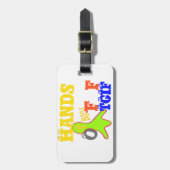 ゴールデンブー！TGIFガーリー神感謝してい金曜ハクン ラゲッジタグ (正面縦)