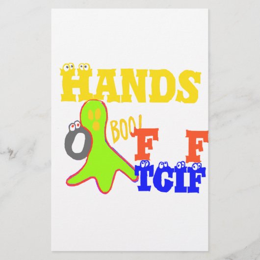 ゴールデンブー！TGIFガーリー神感謝してい金曜ハクン 便箋 (正面)