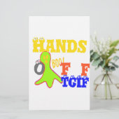 ゴールデンブー！TGIFガーリー神感謝してい金曜ハクン 便箋 (スタンド正面)