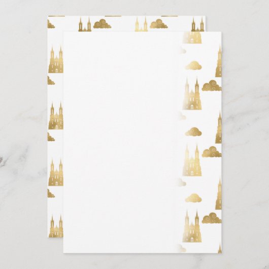 ゴールデンプリンセスキャッスルクラウド王室の魔法 セーブザデート (正面/裏面)