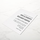 ゴールデンプルメリア結婚式招待状実在フォイル 箔招待状 (回転した状態)