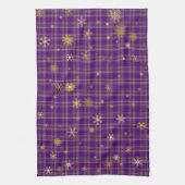 ゴールデンプレイドノエル キッチンタオル (縦)