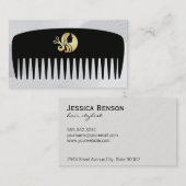 ゴールデンヘアシザーズロゴ | サロン 名刺 (正面/裏面)