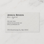 ゴールデンヘアシザーズロゴ | サロン 名刺 (裏面)