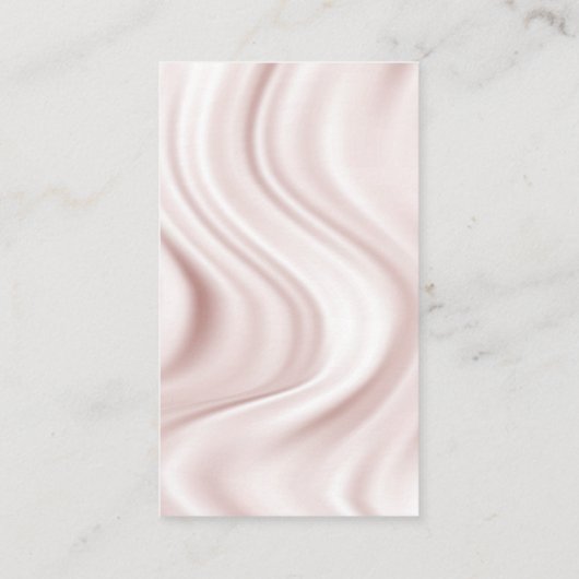 ゴールデンヘアロゴ |絹のカーテン 名刺 (裏面)