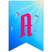 ゴールデンヘア付き魔法の人魚誕生日バンティング  バンティングフラッグ (第3の旗)