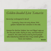 ゴールデンヘッドヤングスター ポストカード (裏面)