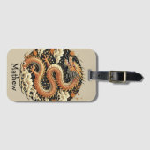 ゴールデンヘビ ラゲッジタグ (正面横)