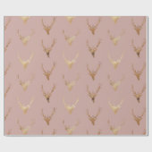 ゴールデンヘ親愛ッド赤面バラホリデイ ラッピングペーパー (フラット)