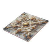 ゴールデンベインオブオープレンスカラカッタ金ゴールド大理石 タイル (側面)