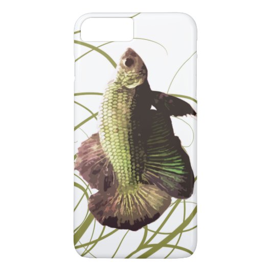 ゴールデンベタ・シャム闘魚 Case-Mate iPhoneケース (裏面)