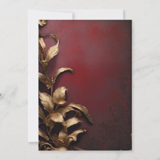 ゴールデンベニスの仮面舞踏会 招待状 (裏面)