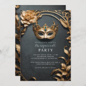 ゴールデンベニスの仮面舞踏会 招待状 (正面/裏面)