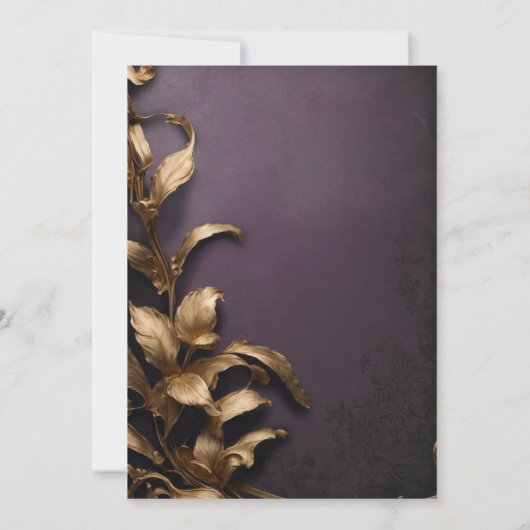 ゴールデンベニスの仮面舞踏会 招待状 (裏面)