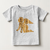 ゴールデンベビーエンジェルシャイニーエレガントアンゲリック ベビーTシャツ (正面)