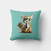 ゴールデンベビードラゴン クッション (正面)